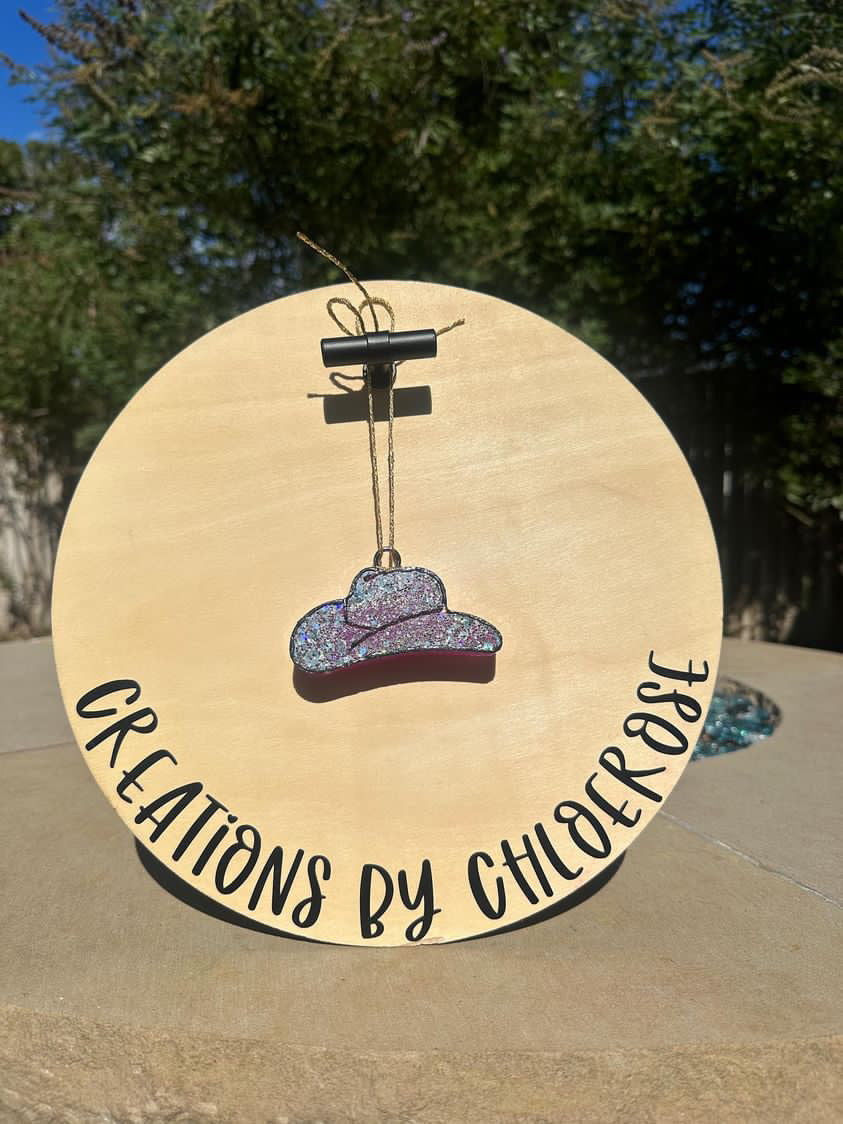 Cowboy Hat Car Freshie- Sugar Cookie Scent