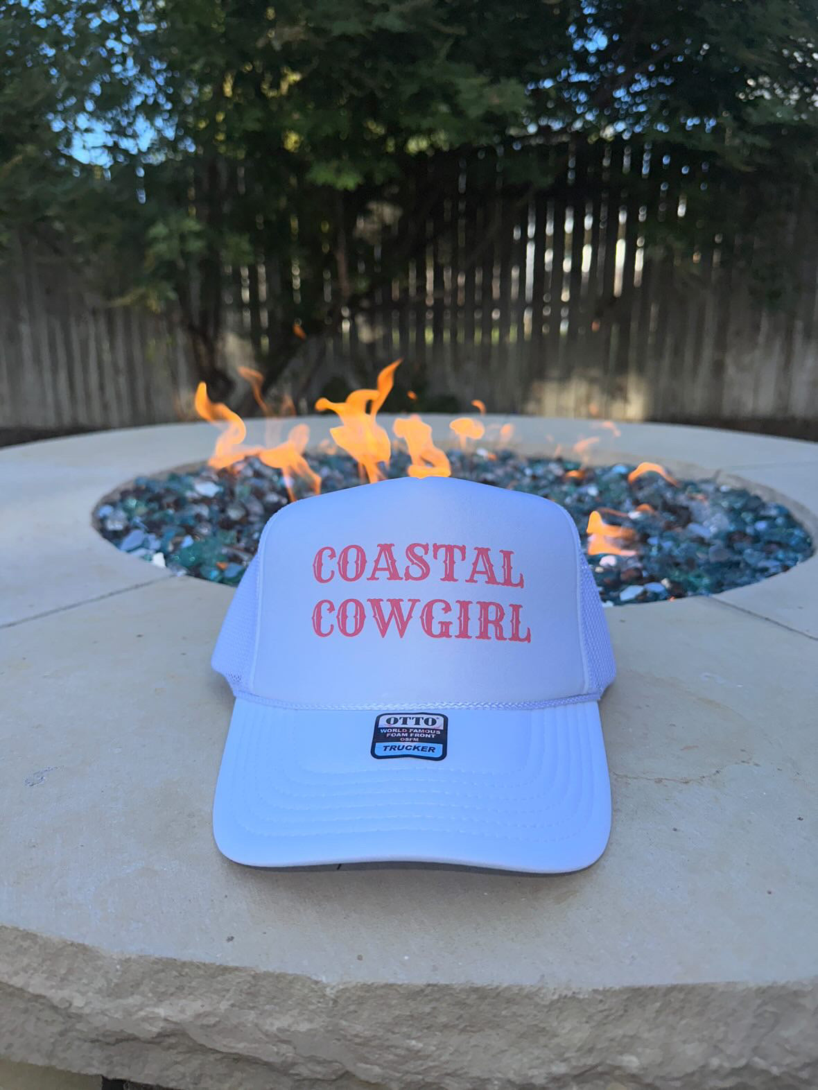"Coastal Cowgirl" Trucker Hat